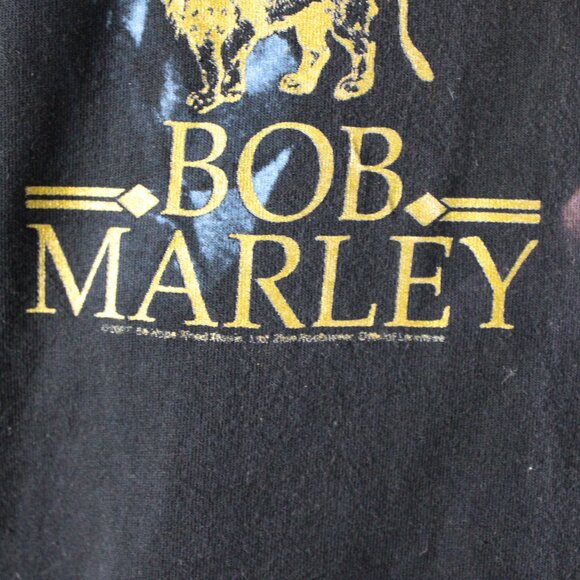 Retro Band Shirt - Bob Marley Legend Album Cover Zion Rootswear - Men's 2XL - Picture 3 of 11